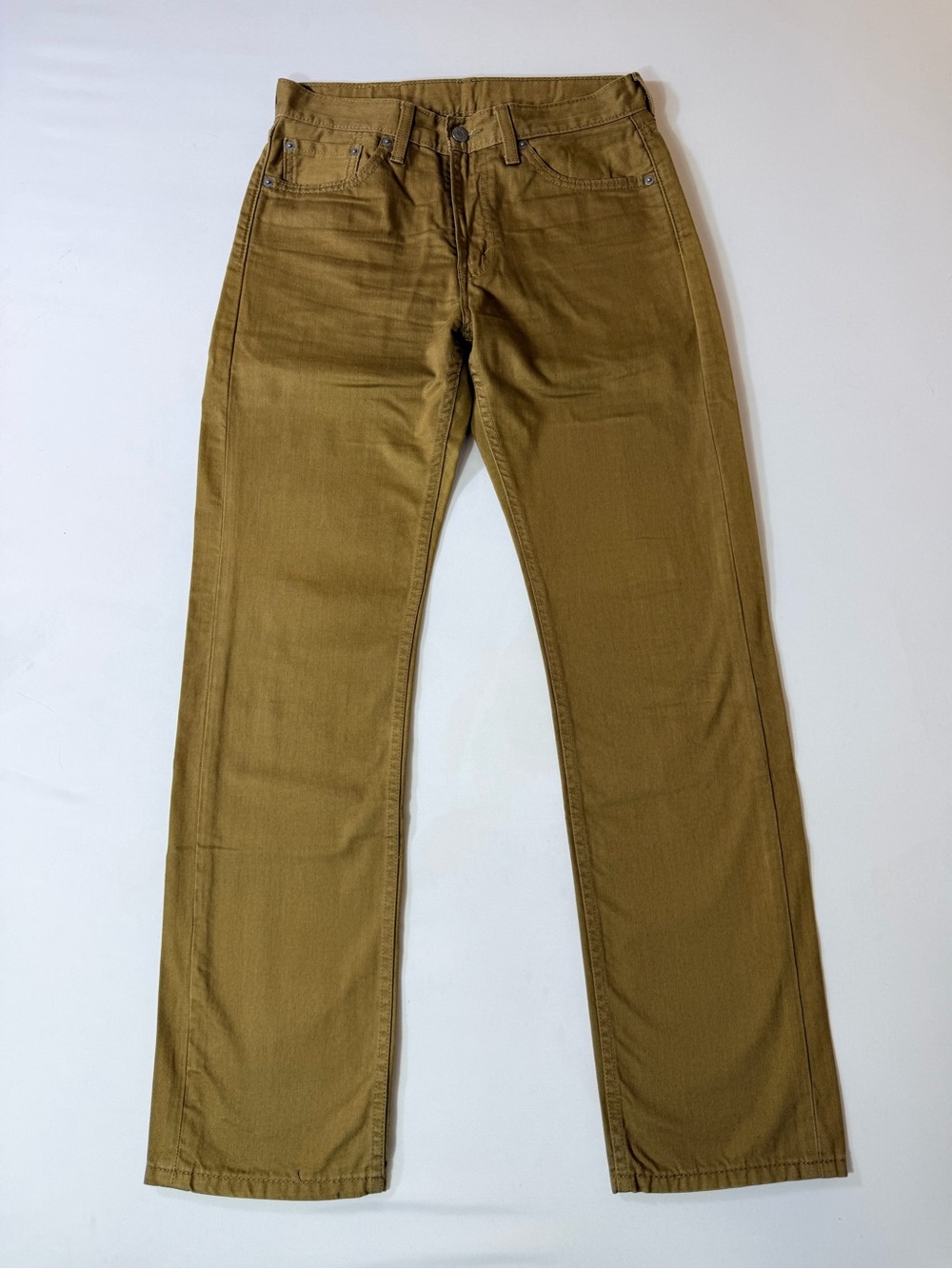 Levi's Pants Men's 30 x 32 Khaki Beige 505 Regular Fit Straight Chino